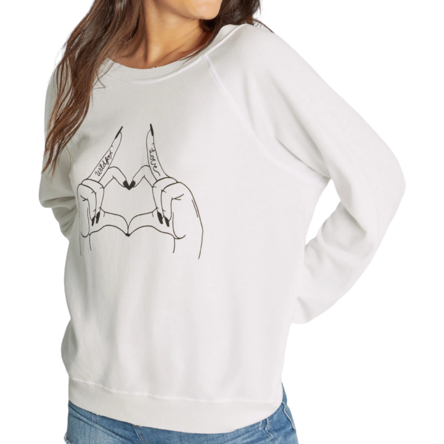 Wildfox 2024 white sweatshirt